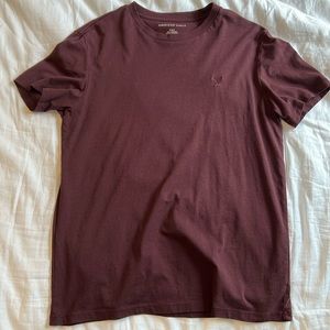 Medium Maroon American Eagle Tee